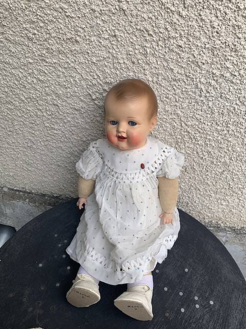 Raynal doll, baby, Marie Raphaëline circa 1952, collector