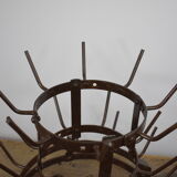 Small old rigid bottle rinse