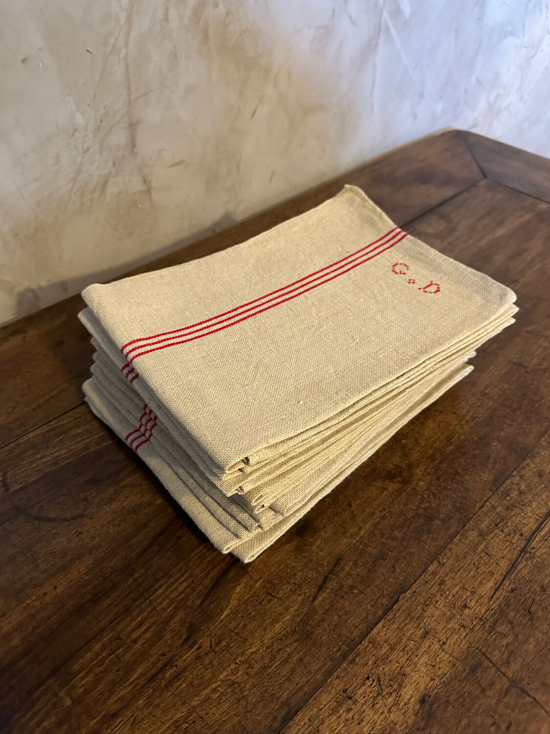 Set of 12 tea towels