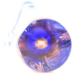 1960s organic modern vase, designed by J. Hospodka, Chribska Sklarna, Czechoslovakia