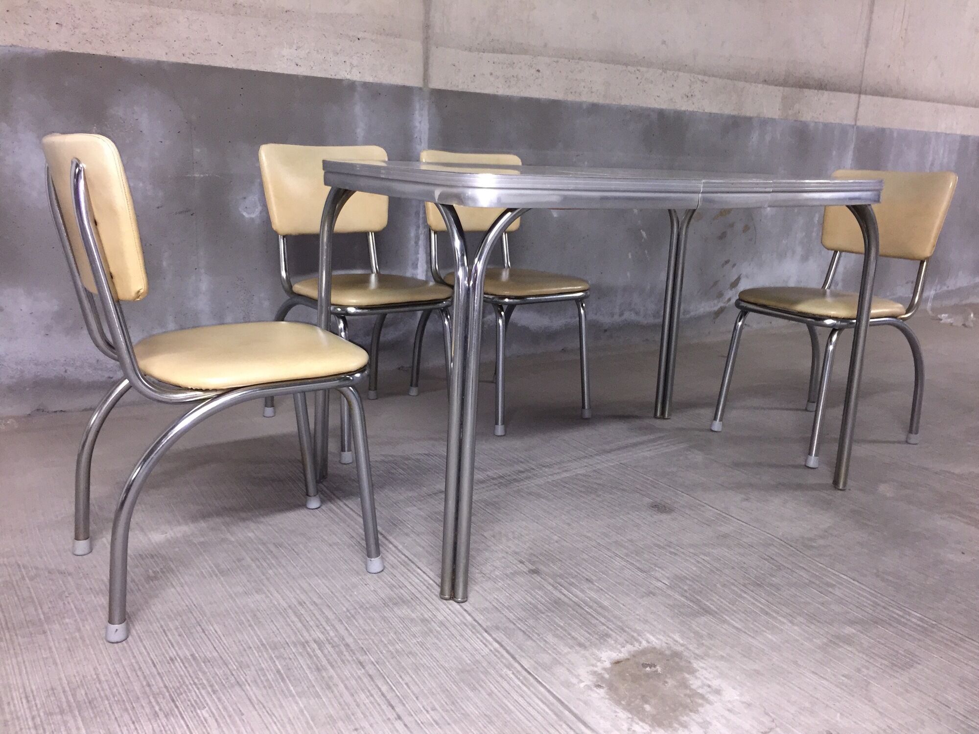 Table formica et chaises par American Fixture, 1950