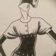 Illustration of mode or press by Pierre Cardin - 80s