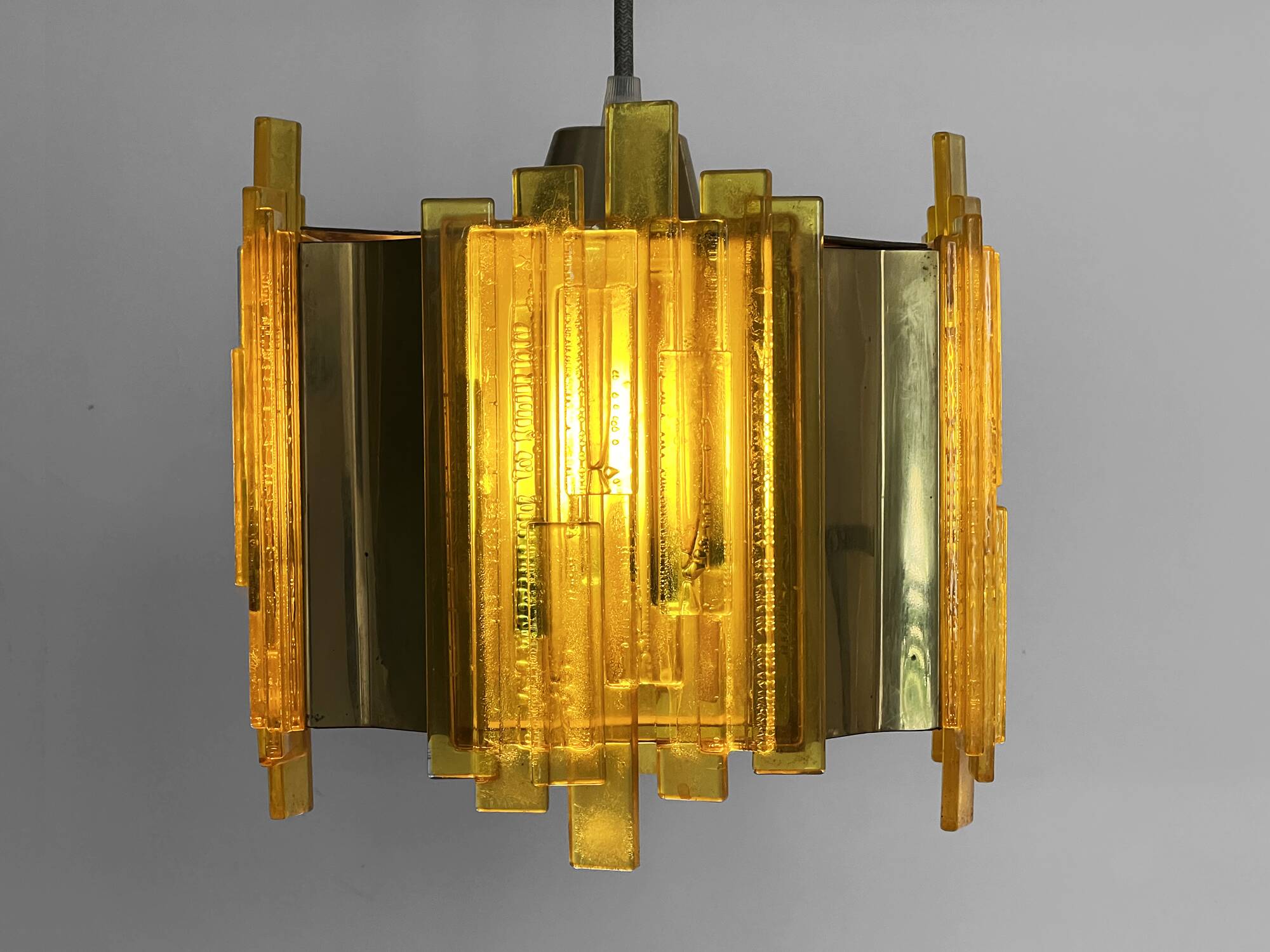 Pendant light by Claus Bolby for CEBO Industri. Denmark 1960s