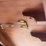 English Extendable Dining Table in Mahogany, 1920