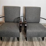 Armchairs by Jindrich Halabala, 1940s, Set of 2