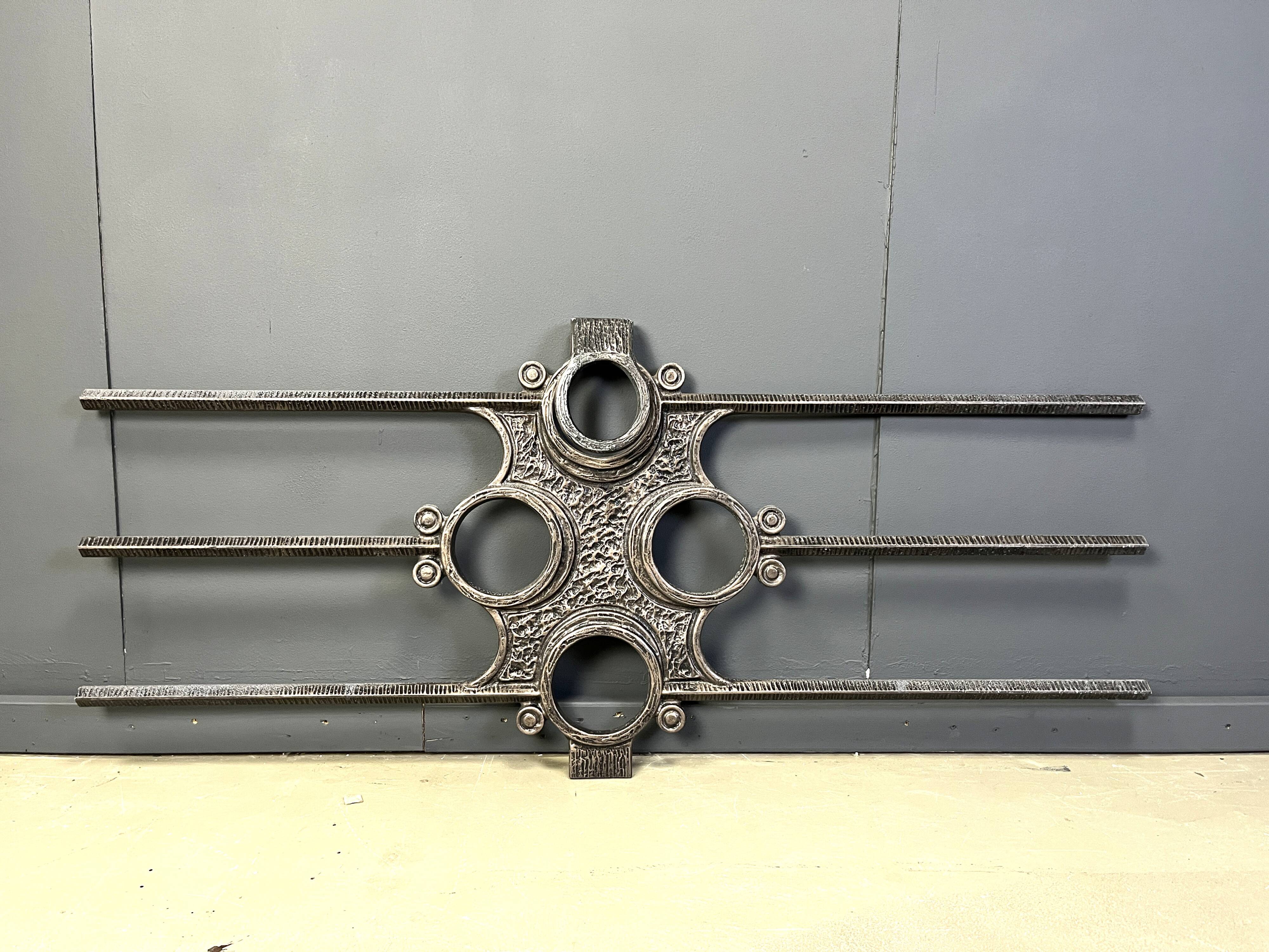 Vintage brutalist wall sculpture, 1970s