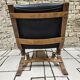 Fauteuil cuir vintage 1970"