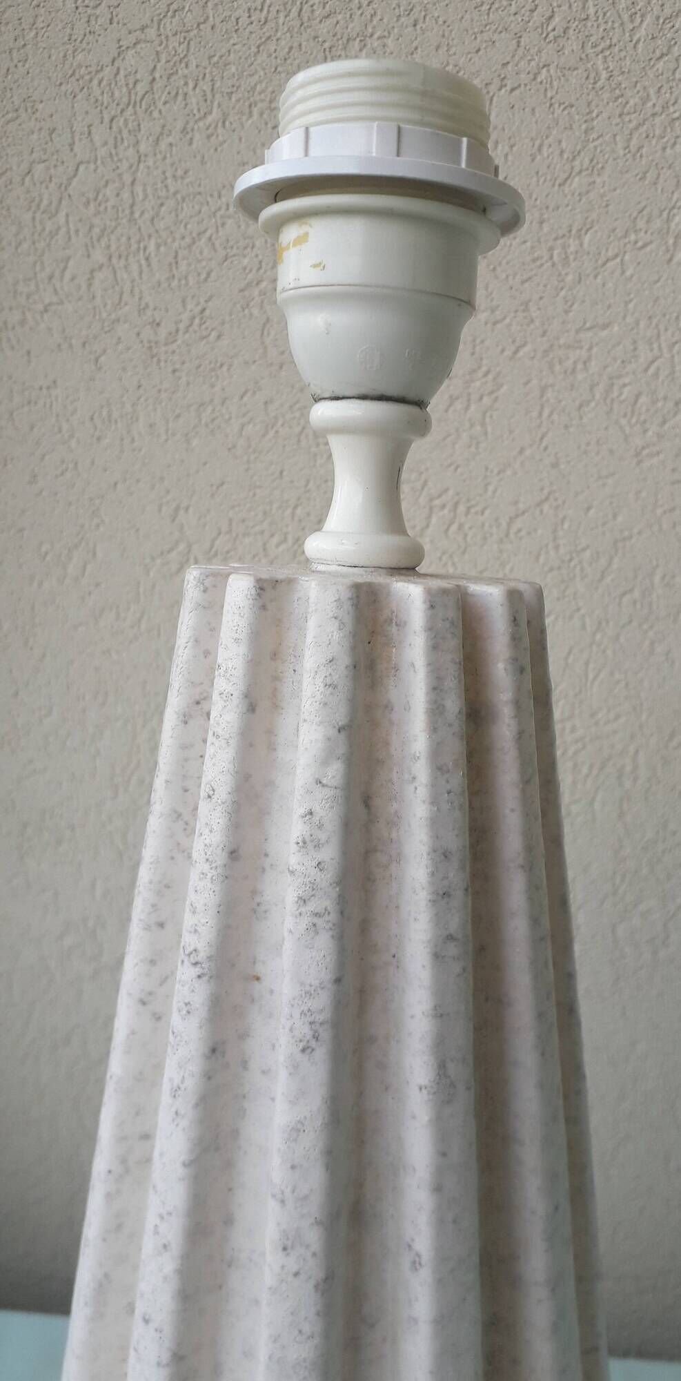Pied de lampe en céramique