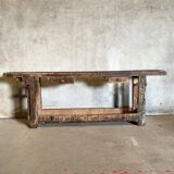 Old carpenter's workbench