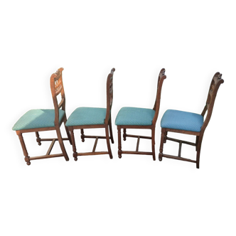 Set of 4 Henri II chairs