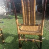 Bamboo and rattan chairs
