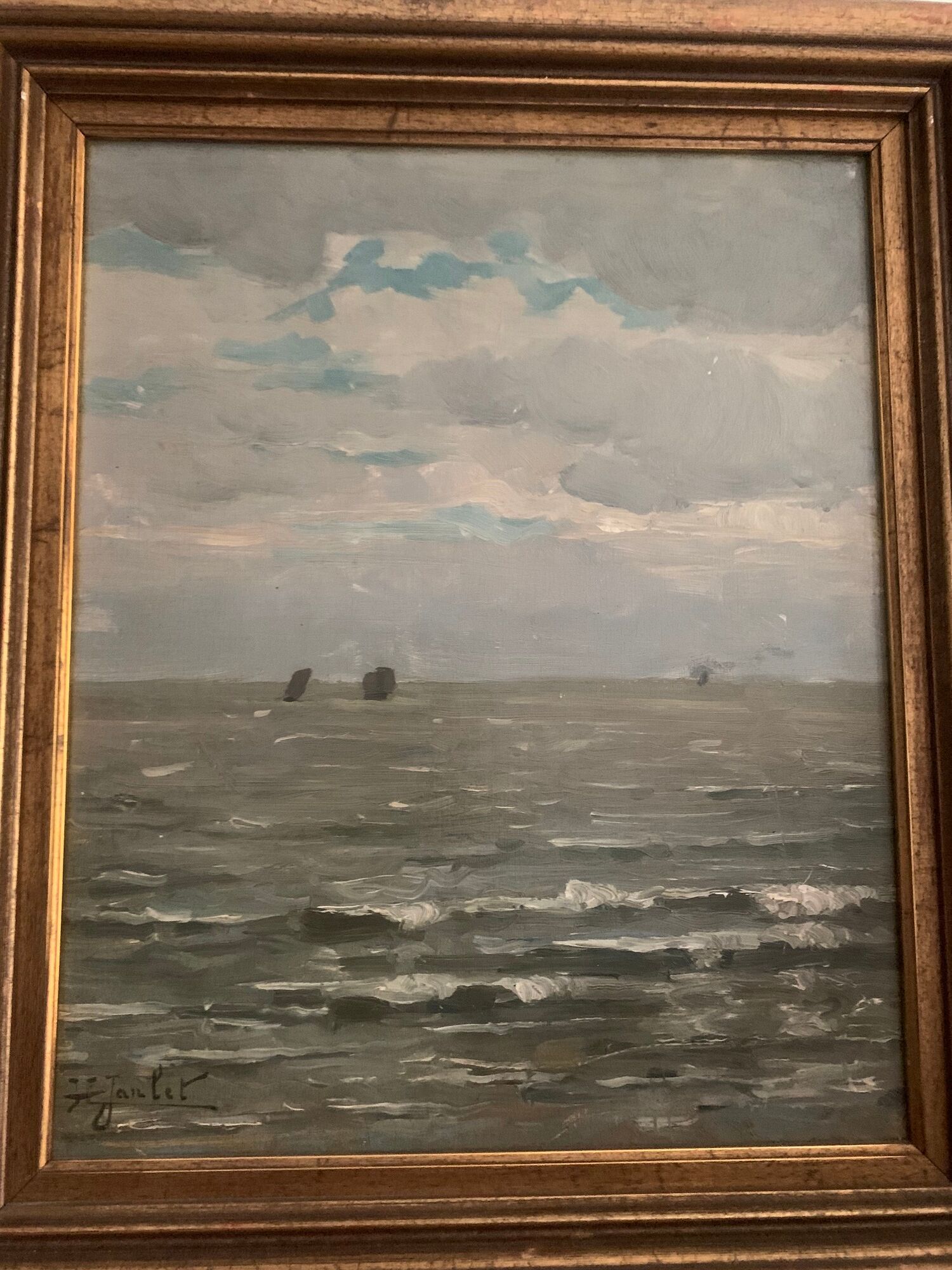 Peinture à l’huile signé Henri Janlet