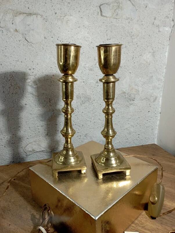 Pair of vintage lamps