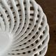 Bread basket or woven ceramic fruit bowl Italy