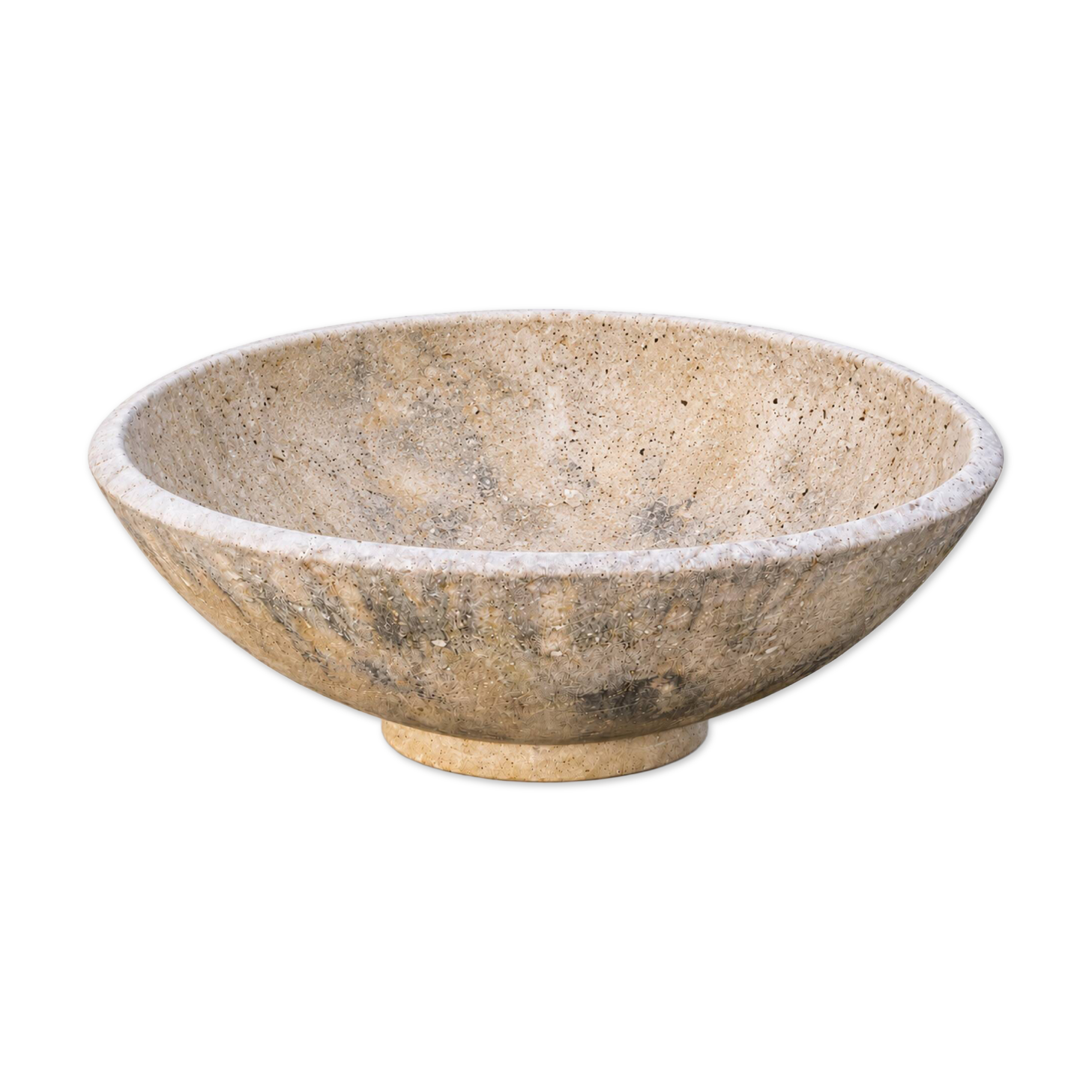 Large antique cement planter