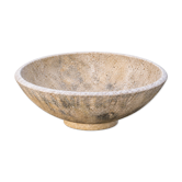 Large antique cement planter