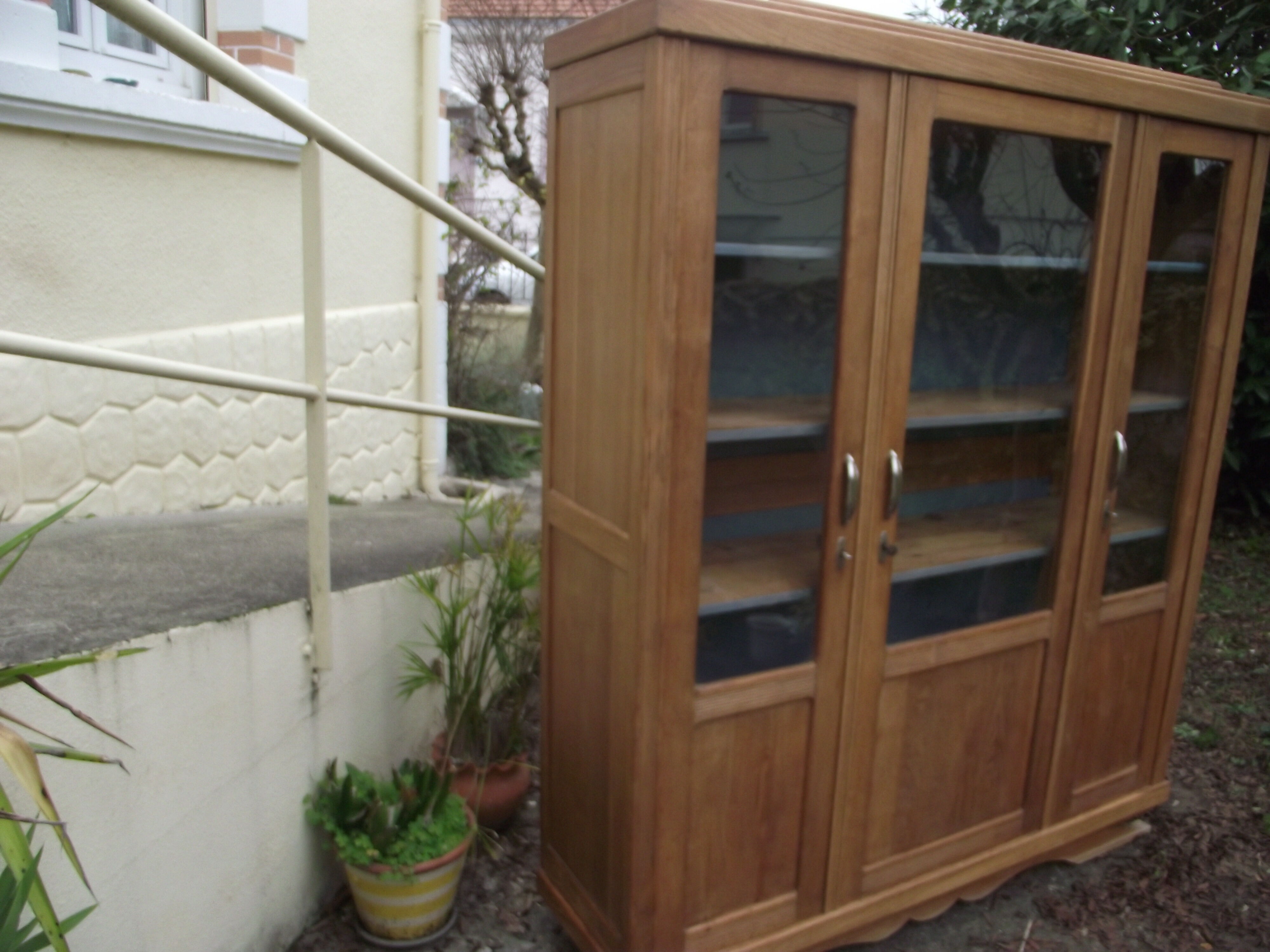 Library of the 50s in solid oak