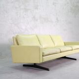 Mid-Century Scandinavian Leather Sofa, 1960s