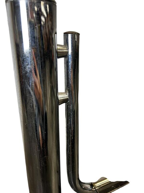 Meuble étagère vintage chromé / meuble audio / meuble TV