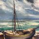 Maurice Vlaminck oil on canvas seascape