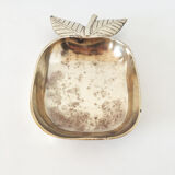 Vintage brass apple trinket bowl
