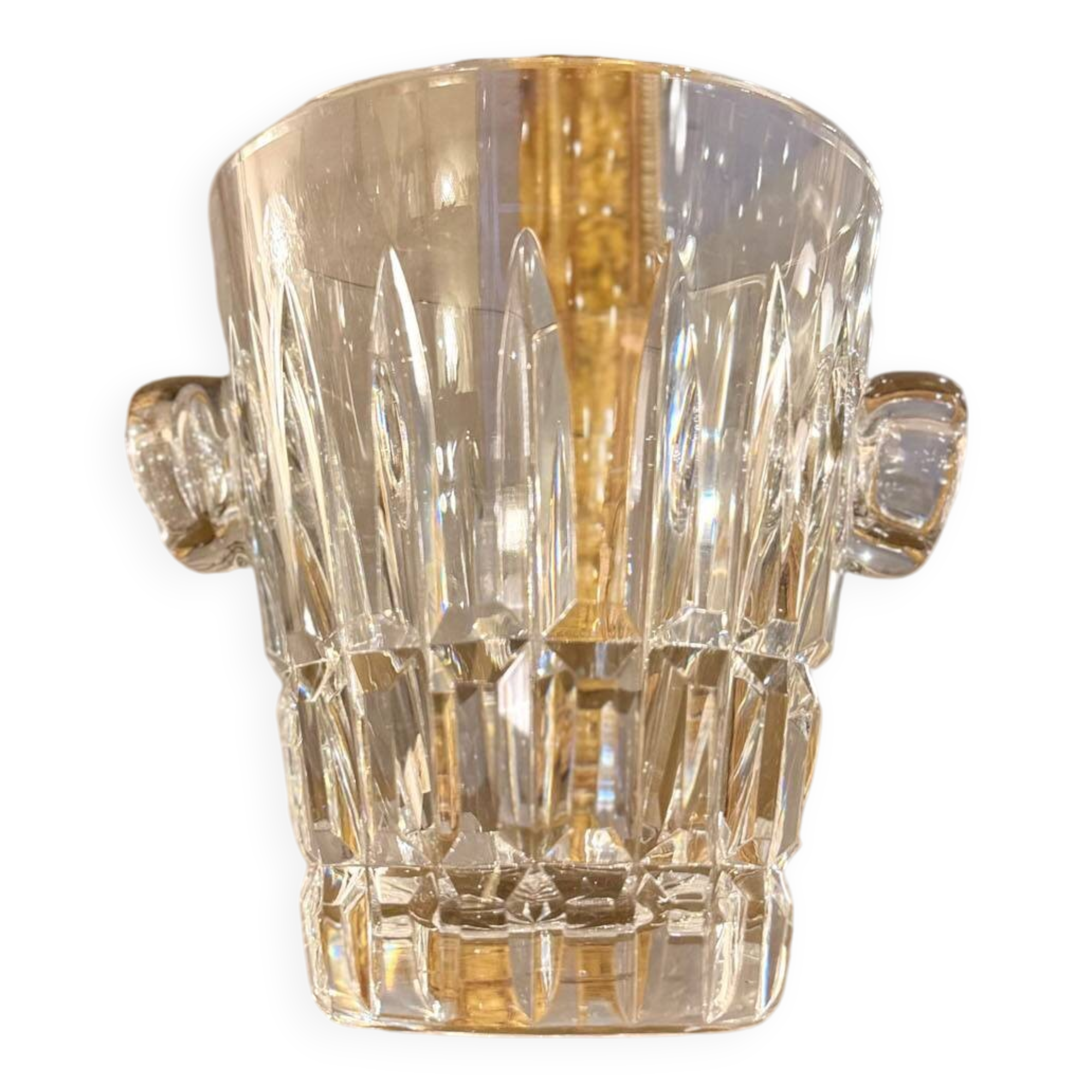 Saint Louis Manhattan Crystal Ice Bucket