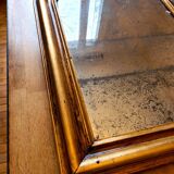 Antique Louis-Philippe mirror "Philomène" gold leaf