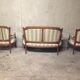 Salon Louis XVI sofa and pair of cabriolets
