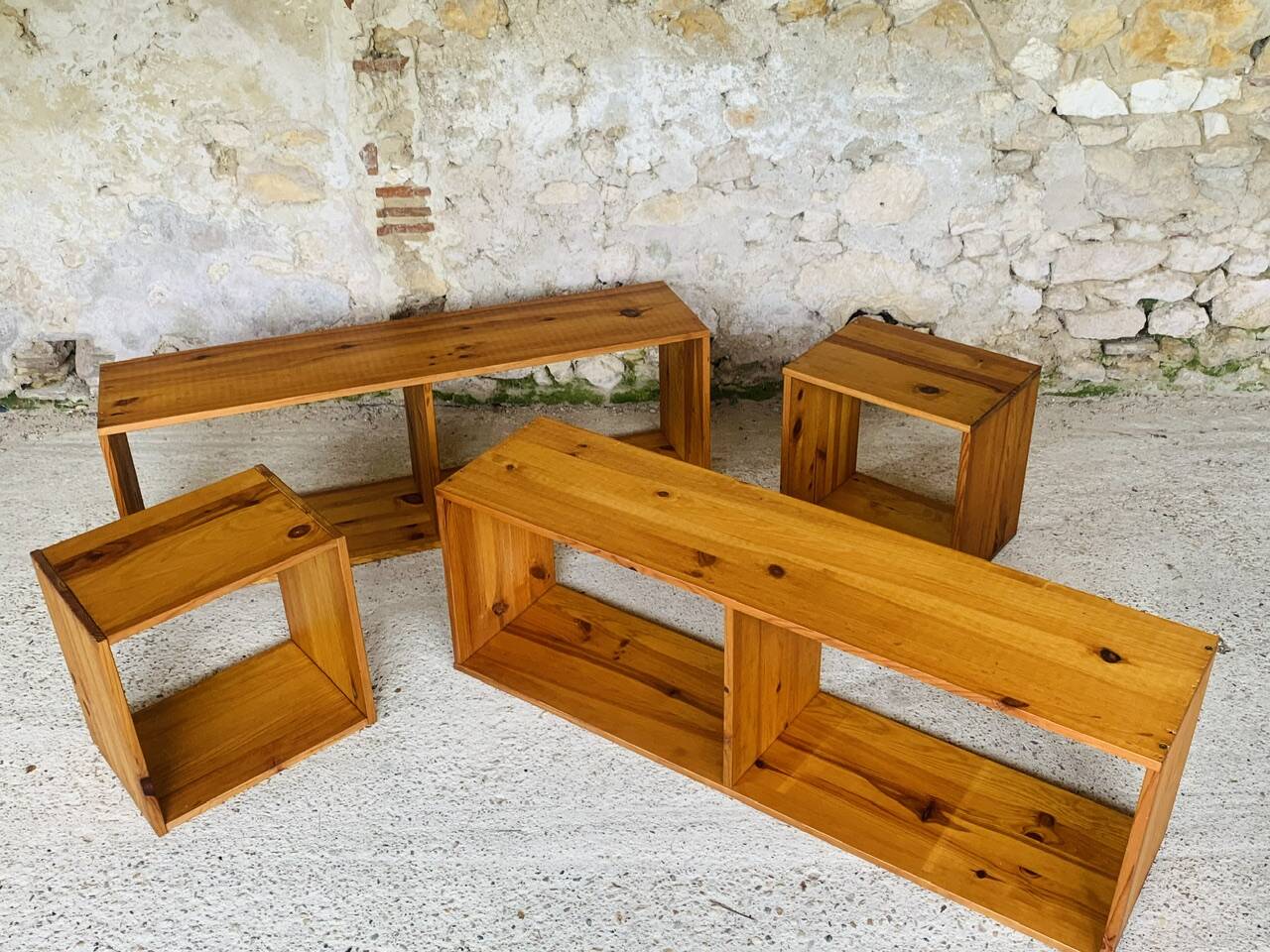 Vintage modular shelving system, Circa 80's/90's