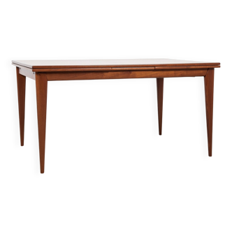 Table à manger danoise large du milieu du siècle en teck par Niels Otto Møller, années 1960