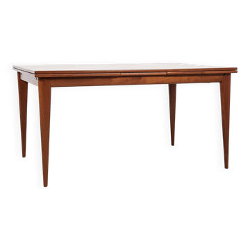 Midcentury wider Danish dining table in teak by Niels Otto Møller 1960s