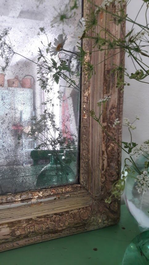 Antique mirror 55 x 43cm