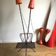 Vintage three-way two-light floor lamp