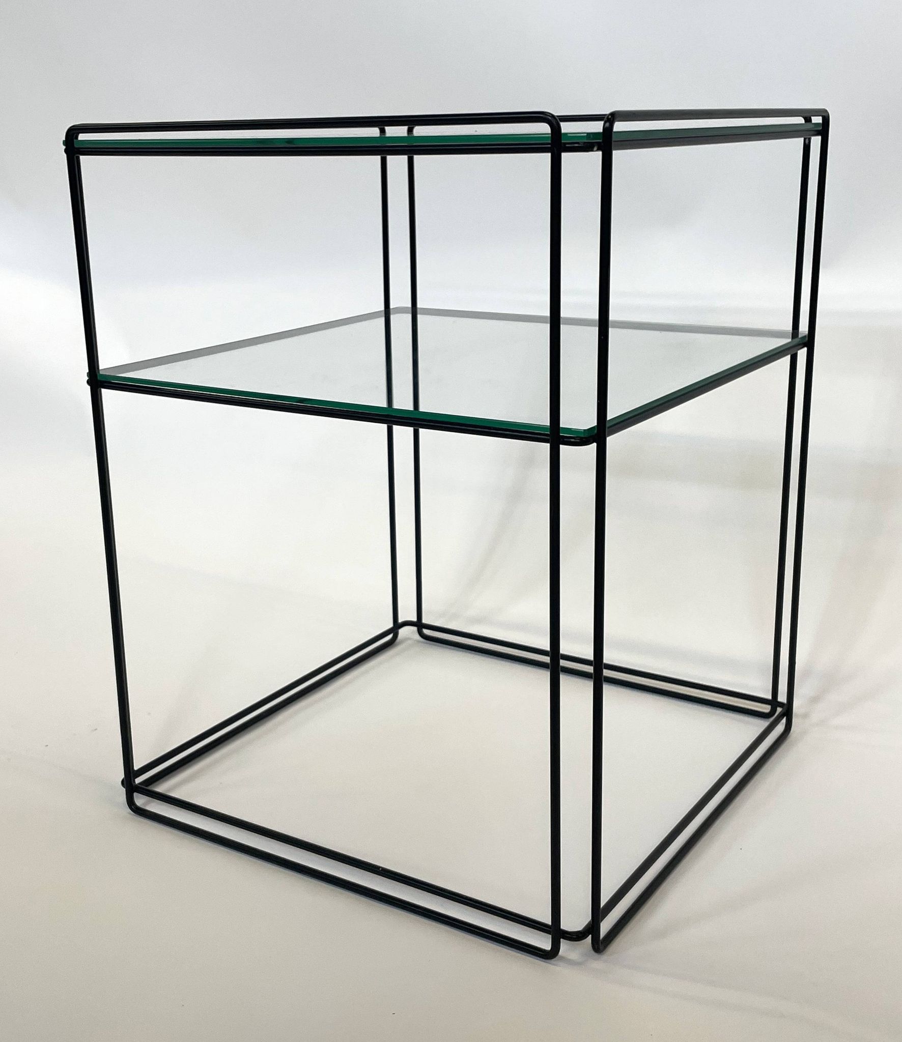 Table d'appoint vintage de Max Sauze "isocèle" design années 70