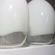 Pair of Nessa lamps in Murano glass, Gino Vistosi, 1970s