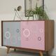 Buffet U 452 rose et gris par Jiri Jiroutek pour Intérier Praha