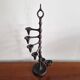 cast iron and brass candelabra by Jens Quistgaard, Denmark 1960's