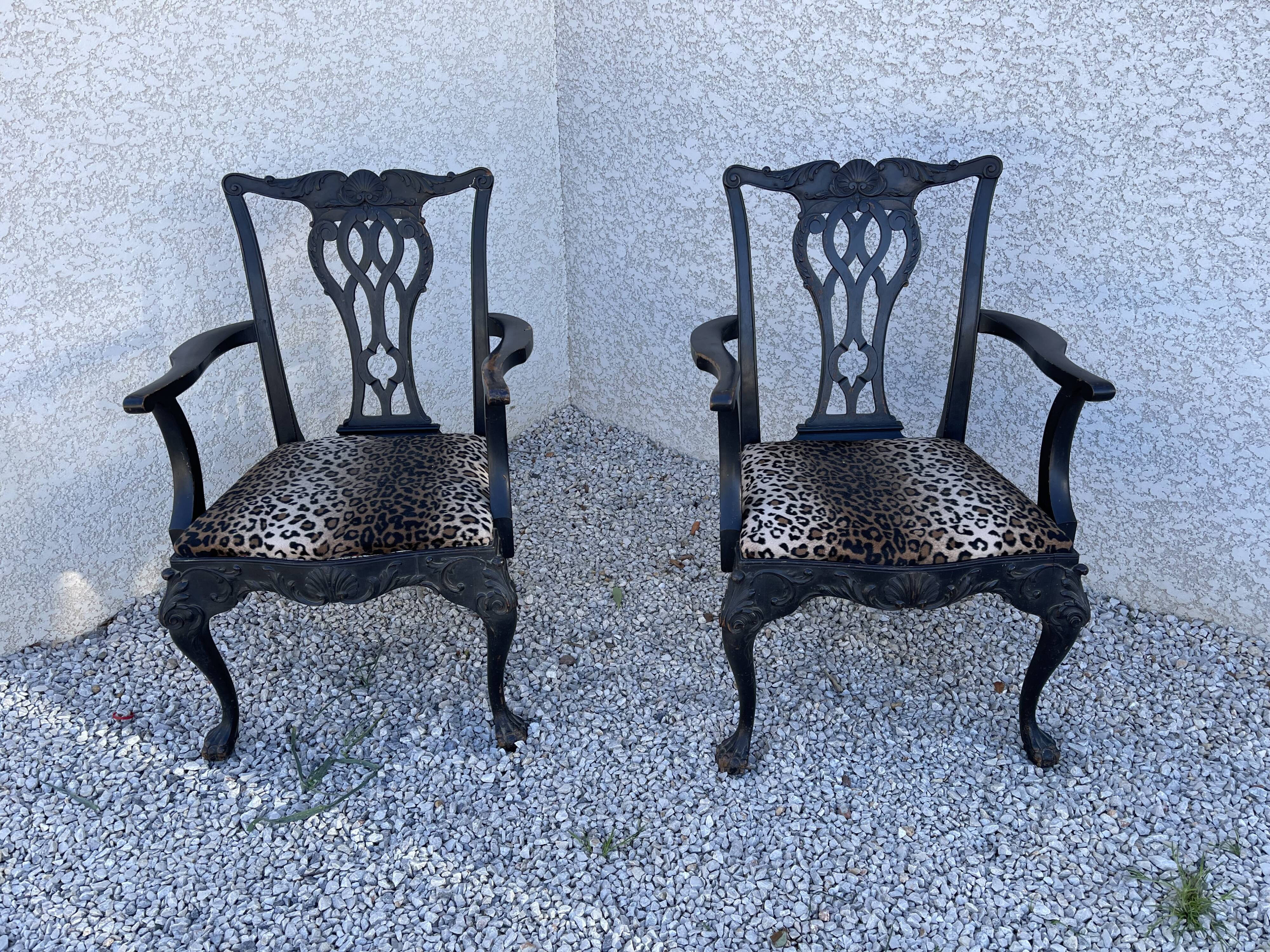 Pair of armchairs