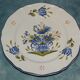 Plate decorated with a rooster earthenware from Lunéville