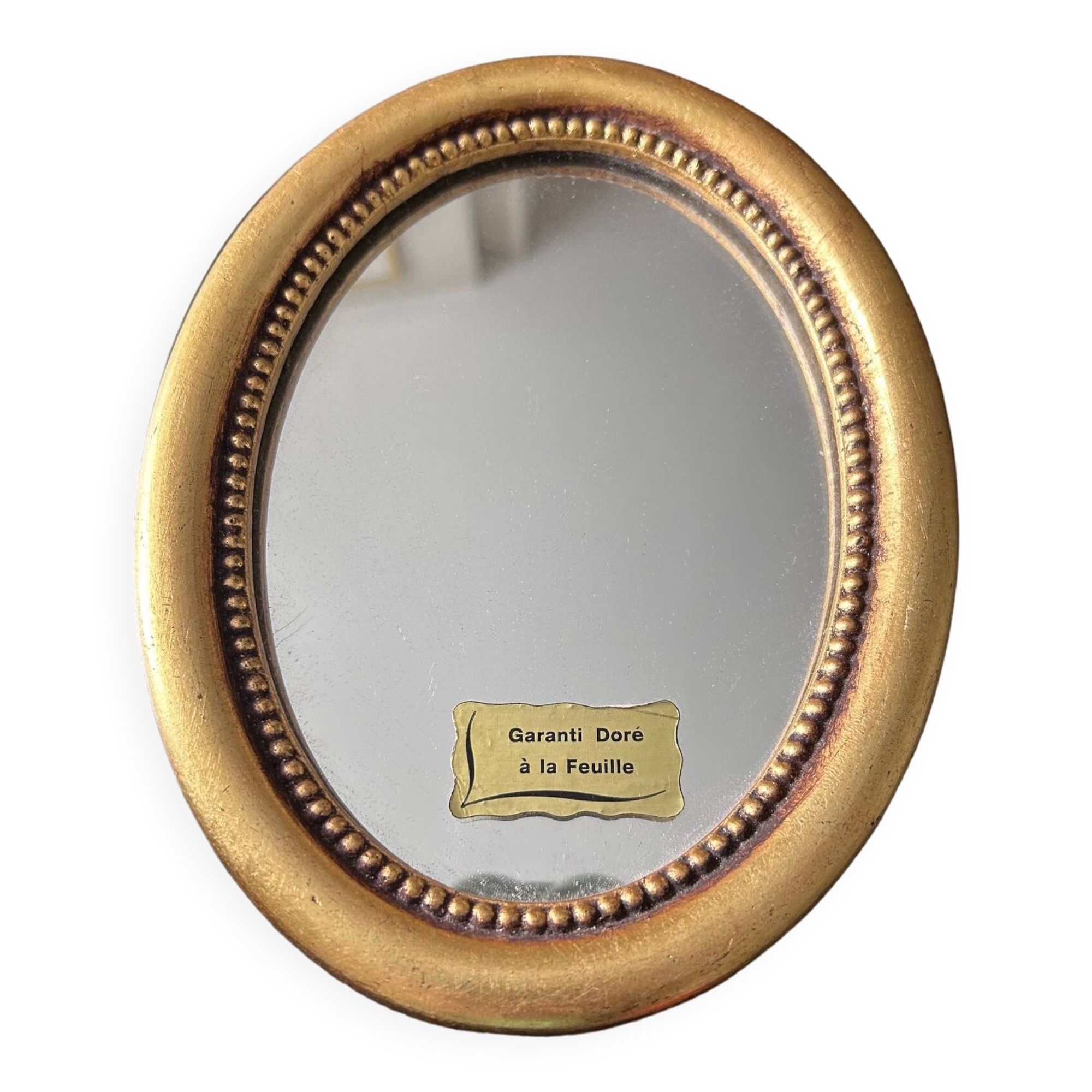 old mirror gilded with fine gold