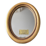 old mirror gilded with fine gold