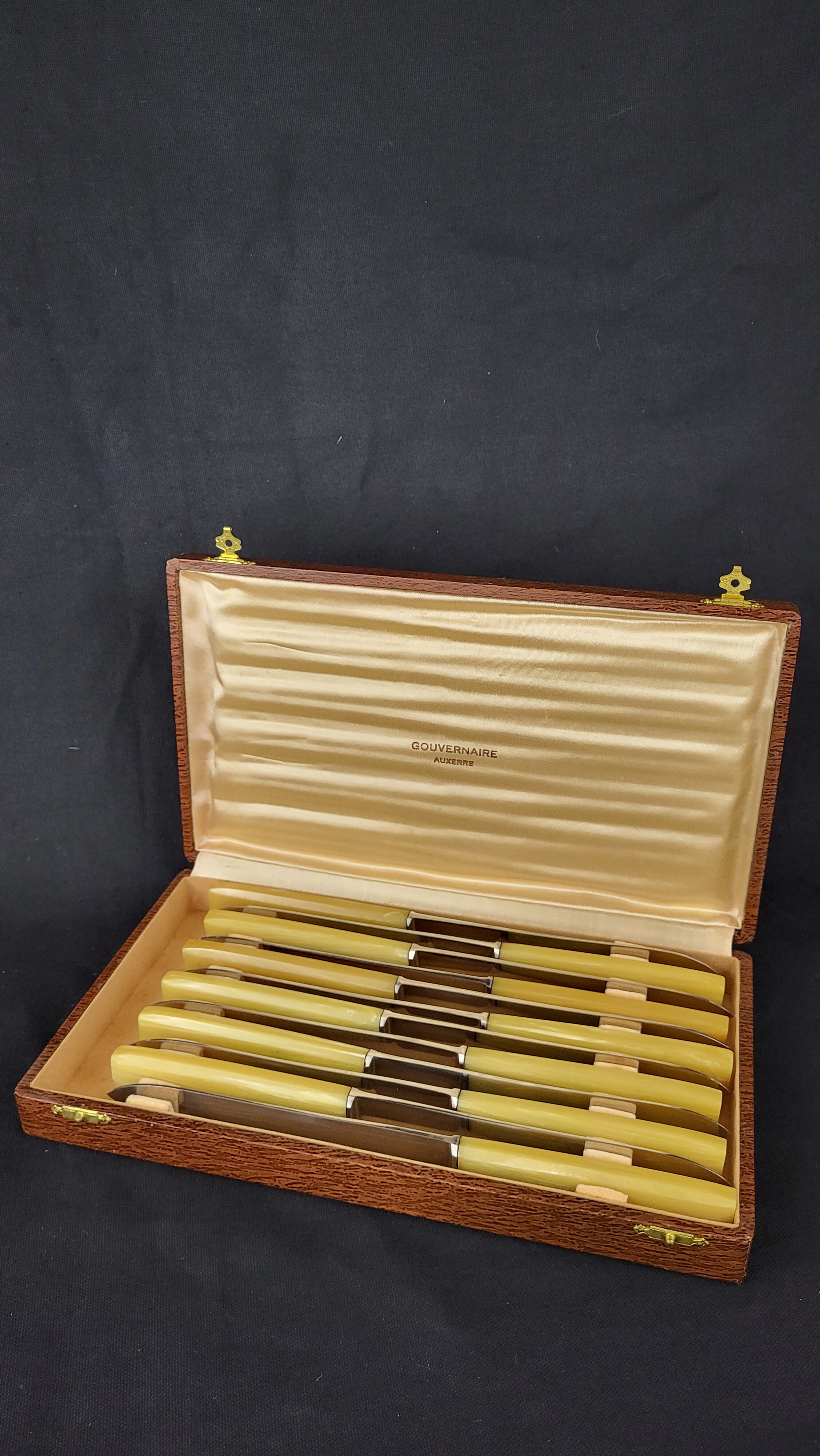 Set of 12 Bakelite stainless steel knives