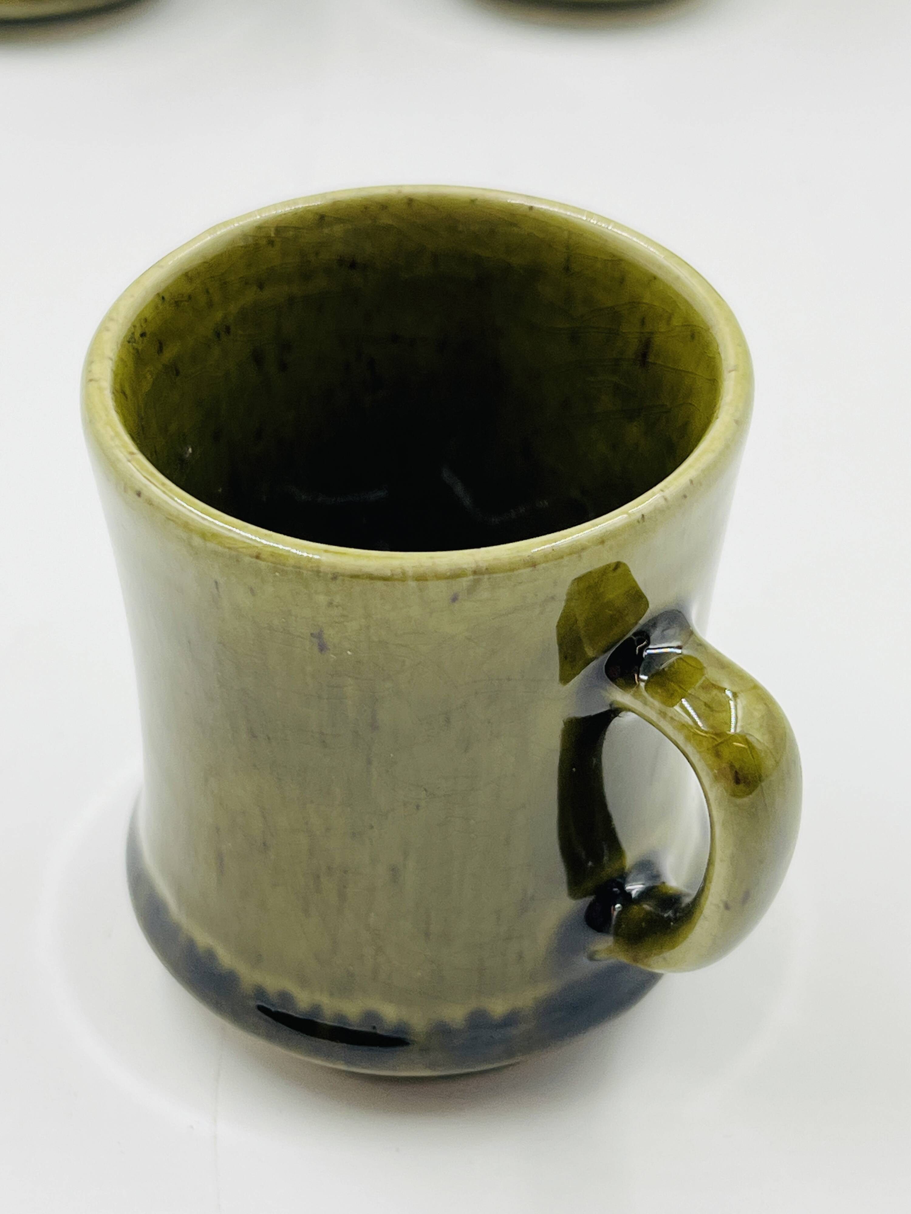 Lot 6 Espresso Cups Deco Hälsingborg Bari 15/1 Olive
