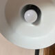 Vintage orange metal lamp