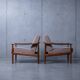 Pair of Scandinavian armchairs by Carl Straub - Vintage 1950s 1960s
