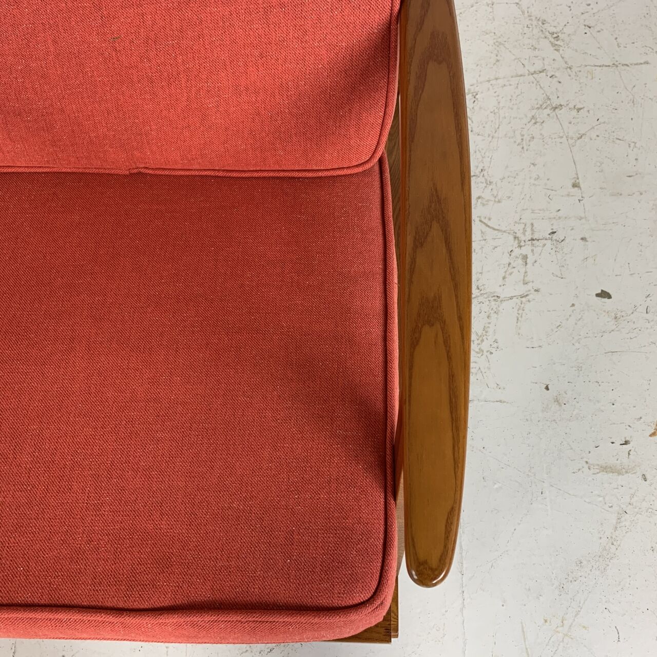 Mid-century teak rocking-chair