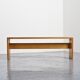 Banc en pin massif, Les Arcs, circa 1973