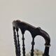 Napoleon III chair in blackened wood, 19th century