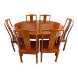 Dining room table and 6 chairs