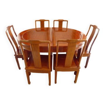 Dining table and 6 chairs